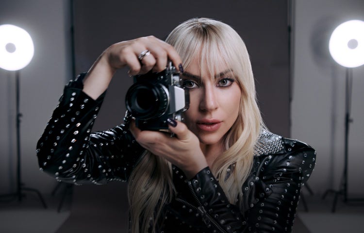 Actual Nurtec User Lady Gaga taking a picture next to text that reads "It's time we all shine" Actual Nurtec® ODT (rimegepant) User Lady Gaga taking a picture next to text that reads "It's time we all shine" See risk info.